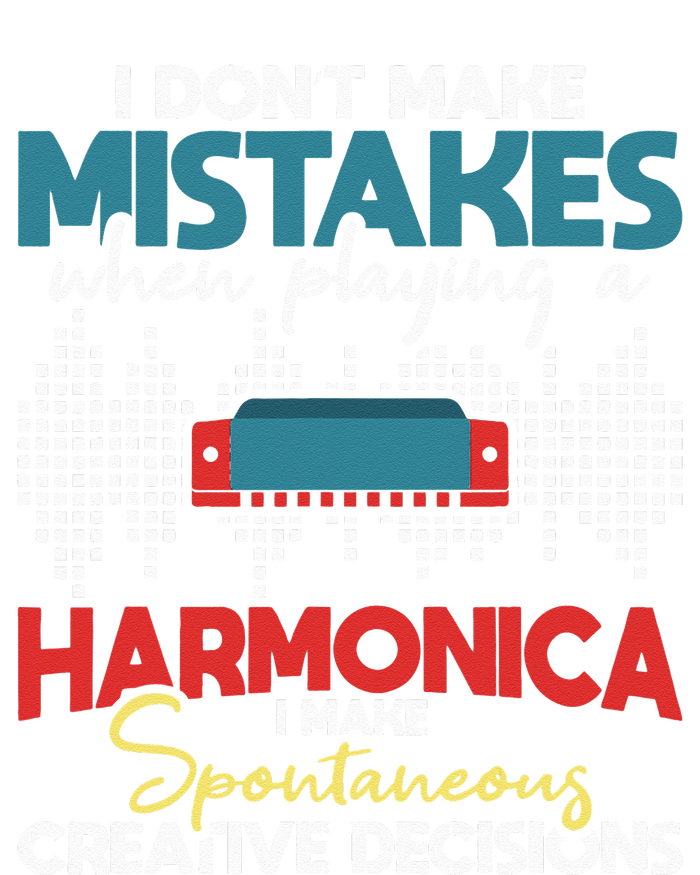 Spontaneous Creative Decisions Harmonica Player Harmonicist Cooling Performance Crew T-Shirt