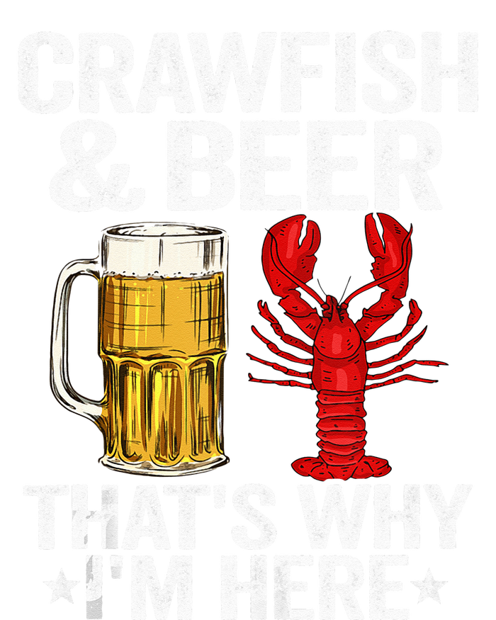 Crawfish & Beer That's Why I'm Here Crayfish Daddy Crawfish Sweatshirt