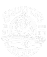 SquatchS Garage Retro – Sasquatch Bigfoot Funny Car Dry Zone Grid Polo