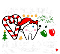 May Your Smile Be Merry Bright Christmas Holiday Season Valucap Bio-Washed Visor