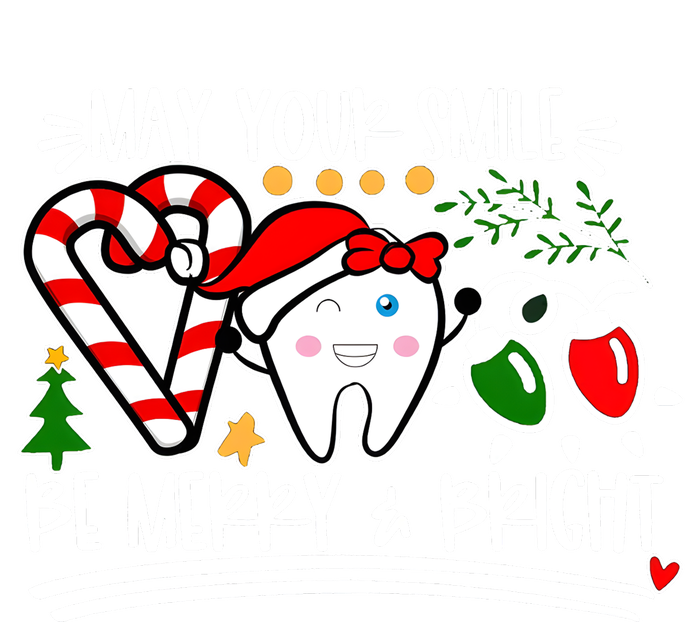 May Your Smile Be Merry Bright Christmas Holiday Season Valucap Bio-Washed Visor