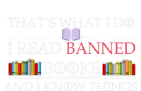 That's What I Do I Read Banned Books and I Know Things Valucap Bio-Washed Visor