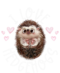 Funny Hedgehog I Love Hedgehogs Porcupine Sustainable Bucket Hat