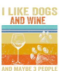 I Like Wine My Dog And Maybe 3 People  Wo Ladies Essential Flowy Tank