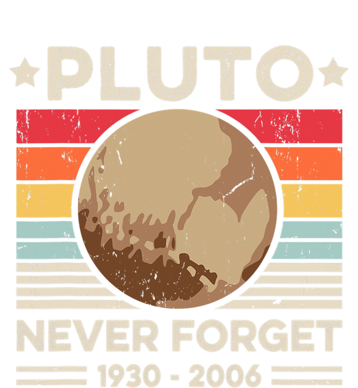 Never Forget Pluto s Funny Retro Planet Space Science Toddler Fine Jersey T-Shirt