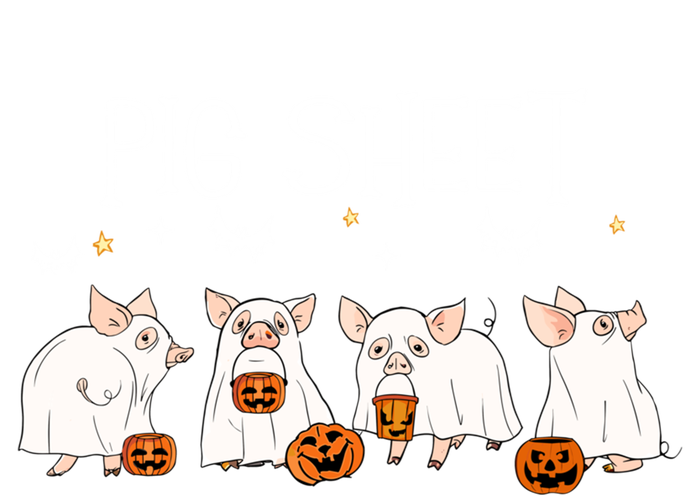 Pig Sheet Halloween Pig Ghost Funny Halloween Farmer Pigs Meaningful Gift Women's Racerback Tank