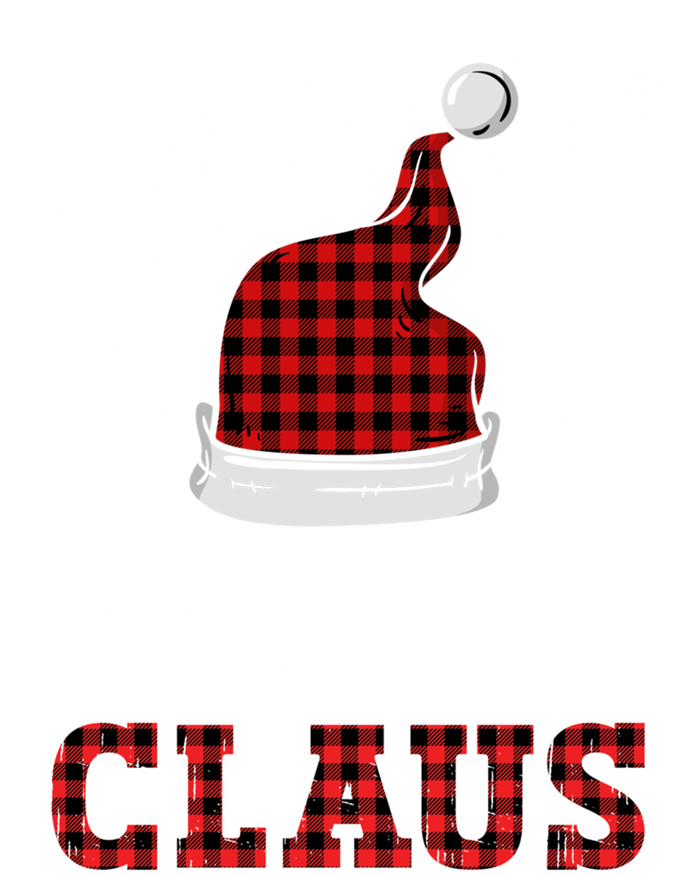 Pop Claus Christmas Santa Hat Buffalo Plaid Matching Family Cool Gift Doggie Tank