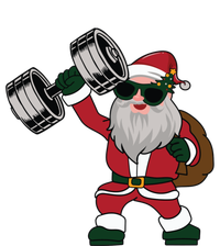 Santa Weightlifting Christmas Fitness Gym Deadlift Xmas Gift T-Shirt