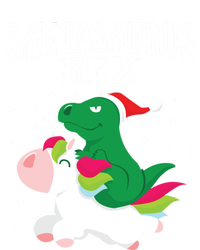 Santasaurus Trex Dinosaur Riding Reindeer Unicorn Christmas Funny Gift 16 in Basic Backpack