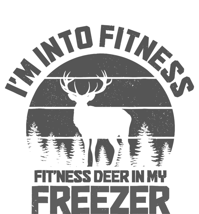 Hunting IM Into Fitness FitNess Deer Into My Freezer Funny Tie-Dye Long Sleeve Shirt