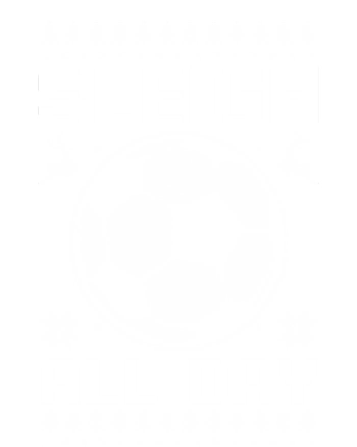 Sleigh All Day Design Christmas Soccer Great Gift Tall Sweatshirt