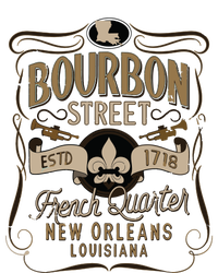 Bourbon Street French Quarter New Orleans Vintage Souvenir Women's Perfect Tri Tunic Long Sleeve Shirt