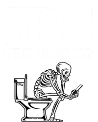 Ibs I Be Shittin Funny Skeleton Ceramic Star Ornament