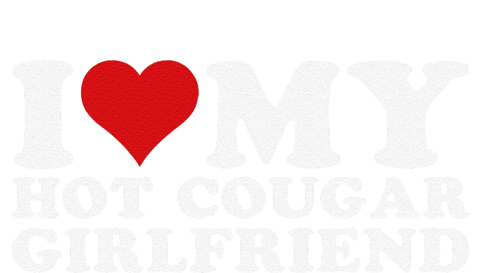 Funny I Love My Hot Cougar Girlfriend I Heart My Hot Cougar Gf Mesh Reversible Basketball Jersey Tank