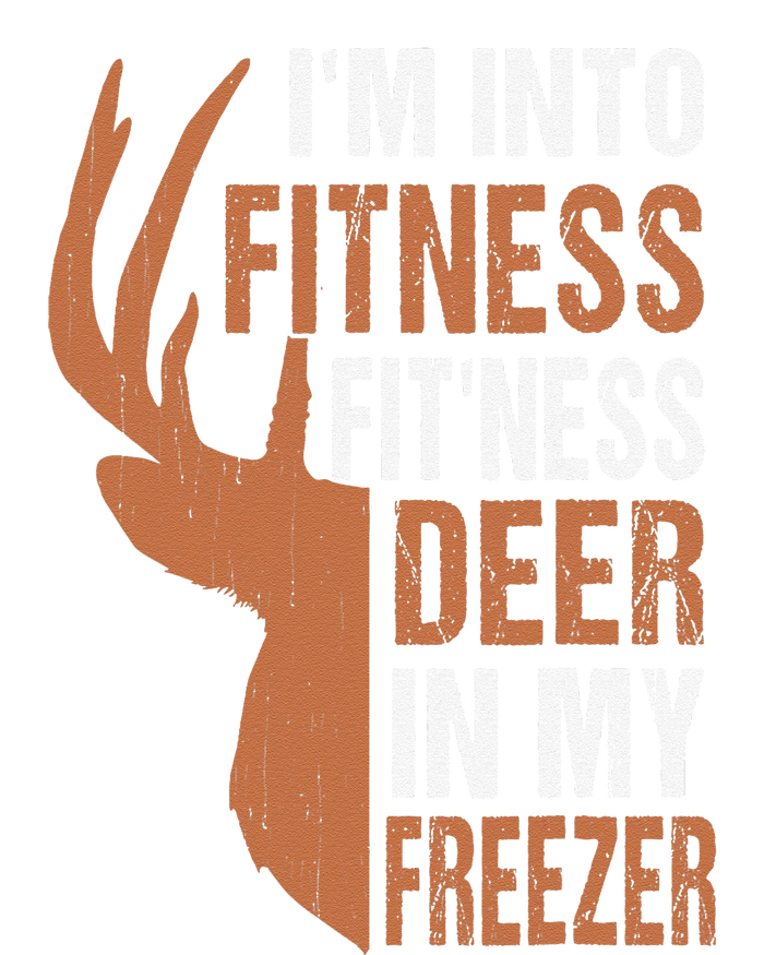 Funny IM Into Fitness FitNess Deer In My Freezer Yupoong Adult 5-Panel Trucker Hat