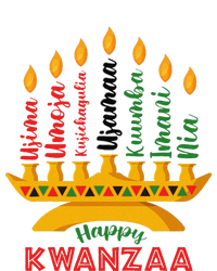 Funny Happy Kwanzaa Kinara Seven Candles Principles Of Kwanzaa T-Shirt