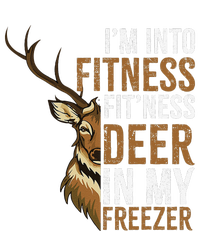 Funny IM Into Fitness FitNess Deer In My Freezer Hunting Deer Sustainable Bucket Hat