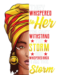 Black History Month African Woman Afro I Am The Storm Dry Zone Grid Polo