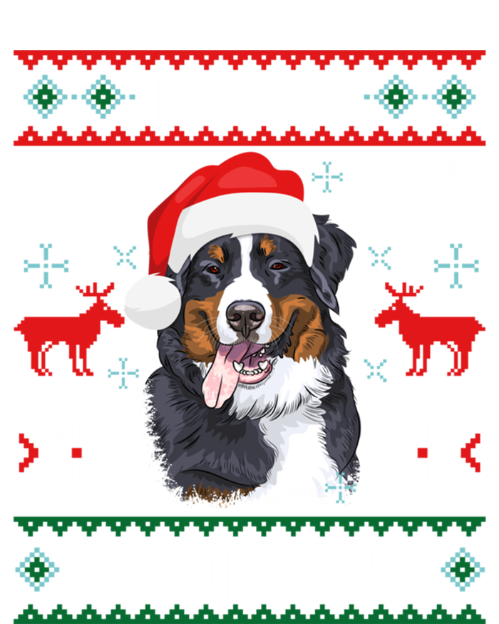 Bernese Mountain Dog Gift For Merry Christmas Woofmas Berner Gift Sweatshirt