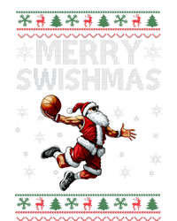 Merry Swishmas Ugly Christmas Basketball Christmas Cooling Performance Crew T-Shirt