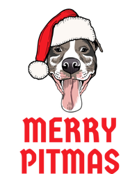 Christmas Pitbull Merry Pitmas Funny Pitbull Christmas Gift Tank Top