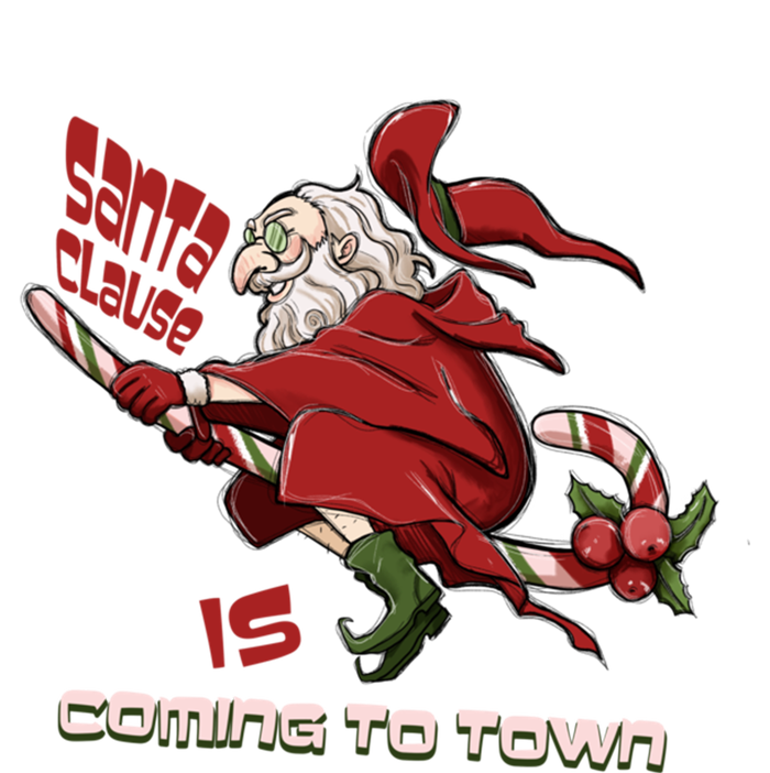 Christmas Santa Claus Is Coming Funny Santa Claus Gift T-Shirt