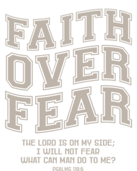 Faith Over Fear Bible Verse Motivational Christian Print Women's Strappy Tank