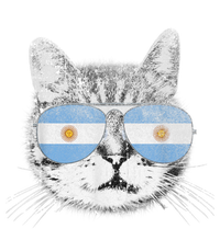 Cat Argentina Flag Country Retro Funny Gift Women's Fleece Hoodie