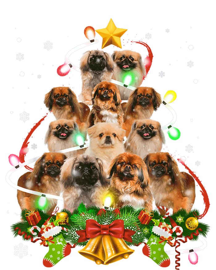 Pekingeses Christmas Tree X Mas Lights Santa Pekingese Performance Sprint T-Shirt