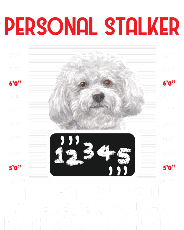 Personal Stalker Funny Bichon Frise Dog Bichon Tenerife Long Sleeve Hooded Wearable Blanket