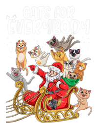 Cats For Everybody Santa Cute Kitty Funny Christmas Cat T-Shirt