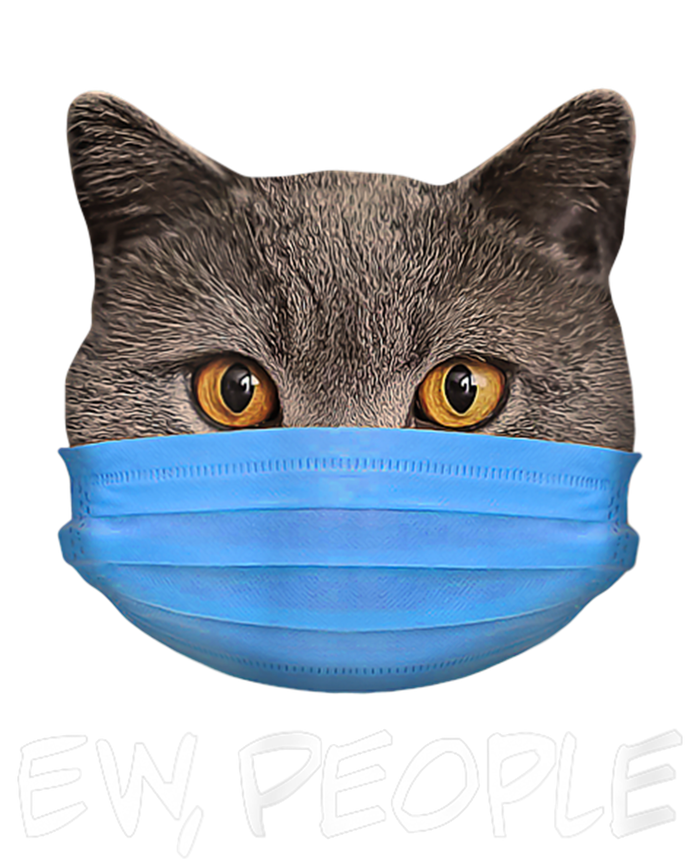 Ew People Cat Wearing Face Mask KittyS Lover Gift Cooling Performance Crew T-Shirt