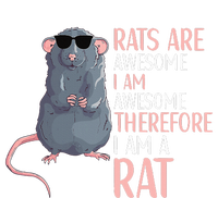 Rats Are Awesome Funny Rat Lover  High Crown Mesh Back Trucker Hat