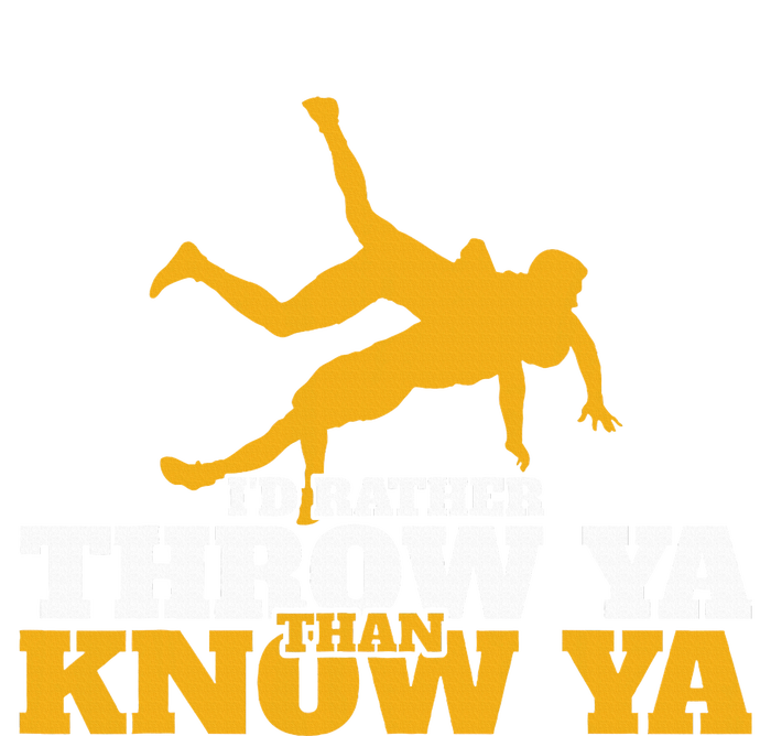 Rather Throw Know Wrestling Wrestler T-Shirt