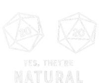 Yes they're Natural 20 d20 dice funny RPG gamer Hoodie