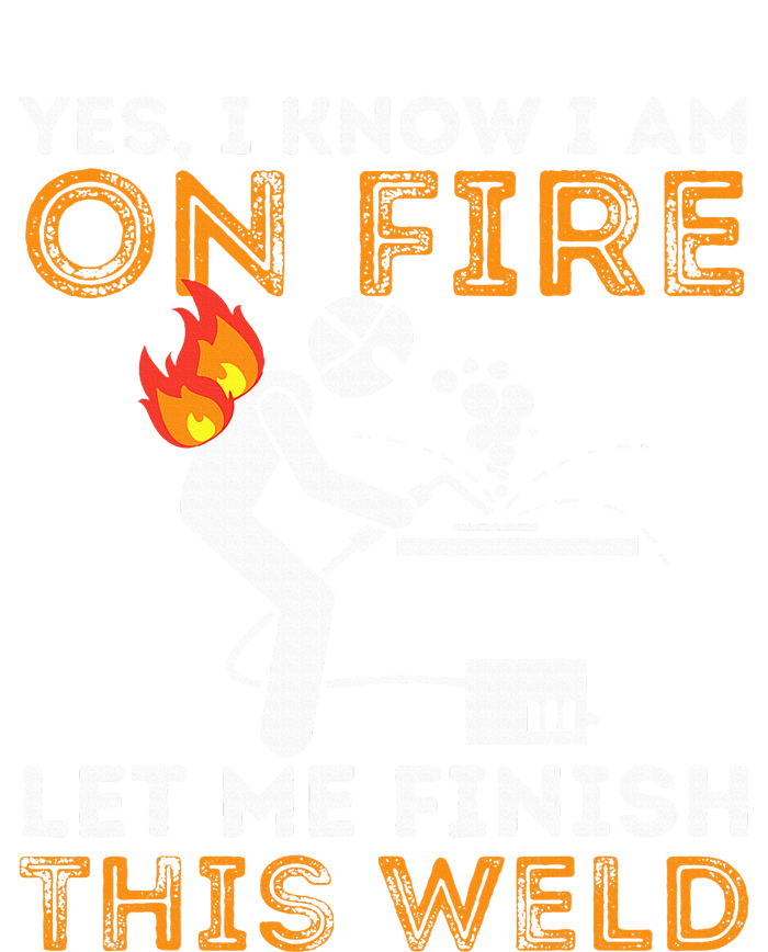 Yes I know I Am On Fire Metal Worker Welder & Welding Kids Long Sleeve Shirt