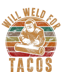 Will Weld for Tacos Welder Gift Funny Welding Costume Weld Women's Perfect Tri Rocker Tank