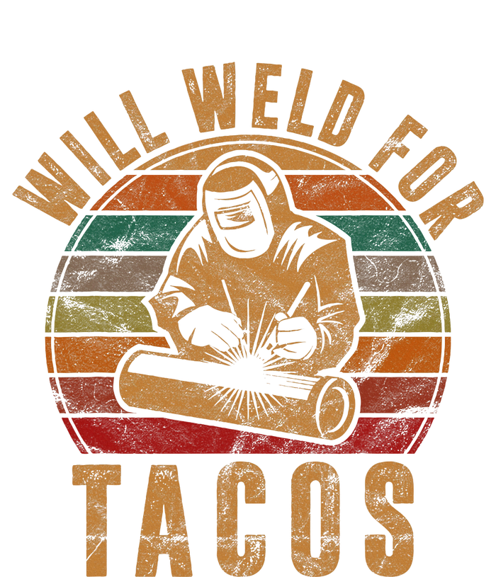 Will Weld for Tacos Welder Gift Funny Welding Costume Weld Women's Perfect Tri Rocker Tank