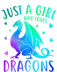 Cute Just A Girlss Who Loves Dragons Women T-Shirt