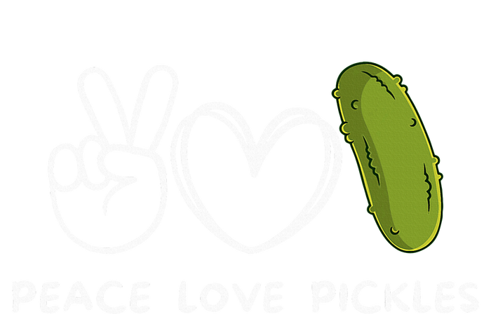 Peace Love Pickles Retro Pickles Lover Food Lover Tall Hoodie