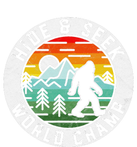 Bigfoot Hide And Seek World Champ Sasquatch Silhouette Cooling Performance Long Sleeve Crew