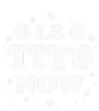 LE TITS NOW Let It Snow Funny Christmas Winter Xmas Wordplay T-Shirt