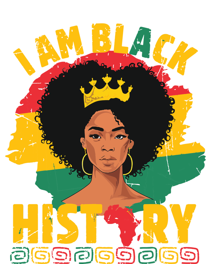 I Am Black History African Girl Black History Month T-Shirt