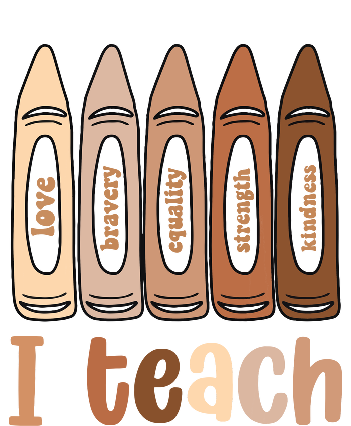 I Teach Black History Month Melanin Afro African Teacher Premium T-Shirt