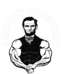 Abolish Sleevery Funny Abraham Lincoln Free The Sleeves USA-Made Snowflake Beanie