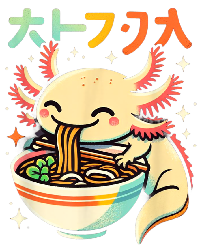 Axolotl Ramen Kawaii Neko Japanese Noodles Aesthetic Short Acrylic Beanie