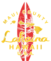 Hawaii Lahaina Maui Vintage Hawaiian Islands Surf T-Shirt