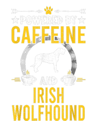 Powered By Caffeine And Irish Wolfhound Dog Lovers Pom Pom 12in Knit Beanie