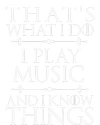 That's What I Do I Play Music Cool Musician Gift Women’s Perfect Tri Rocker Tank