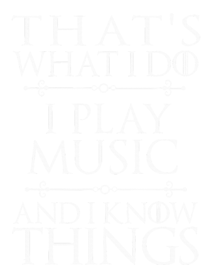 That's What I Do I Play Music Cool Musician Gift Women’s Perfect Tri Rocker Tank